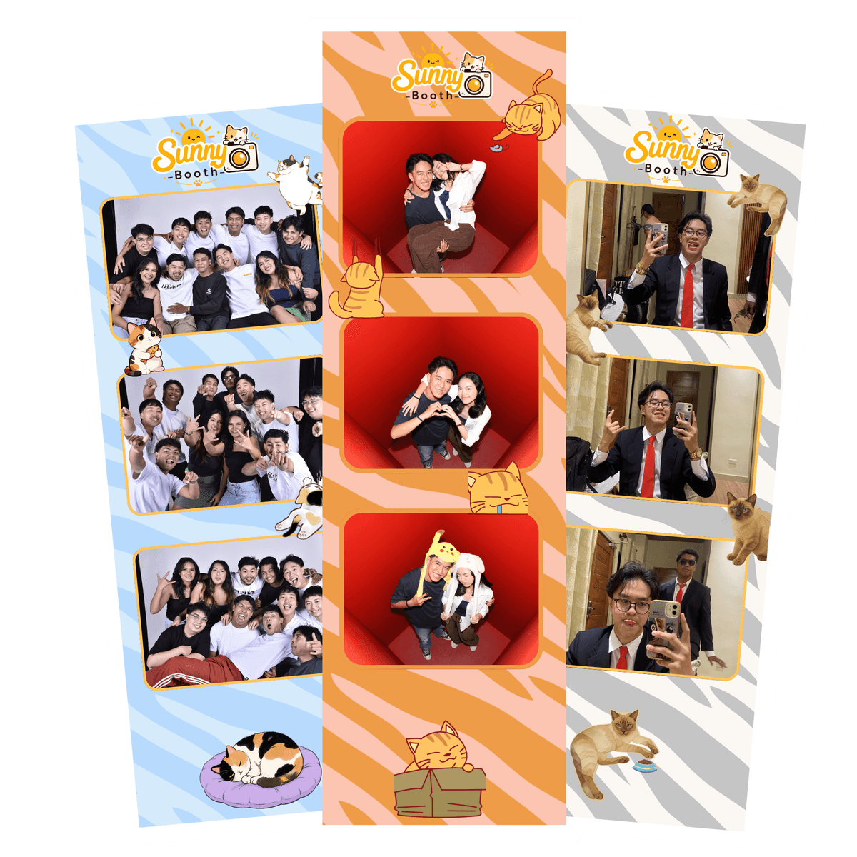 SunnyBooth photo strip preview